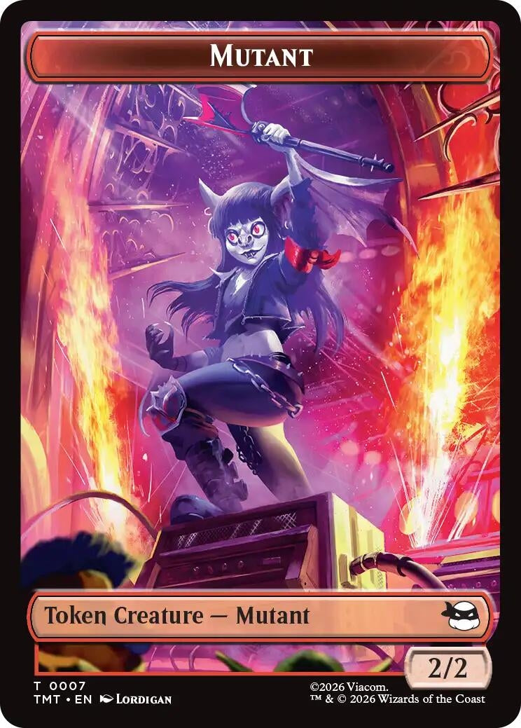 Image for Mutant // Mutagen Double-Sided Token (7 // 9) (TMT) - Magic: The Gathering