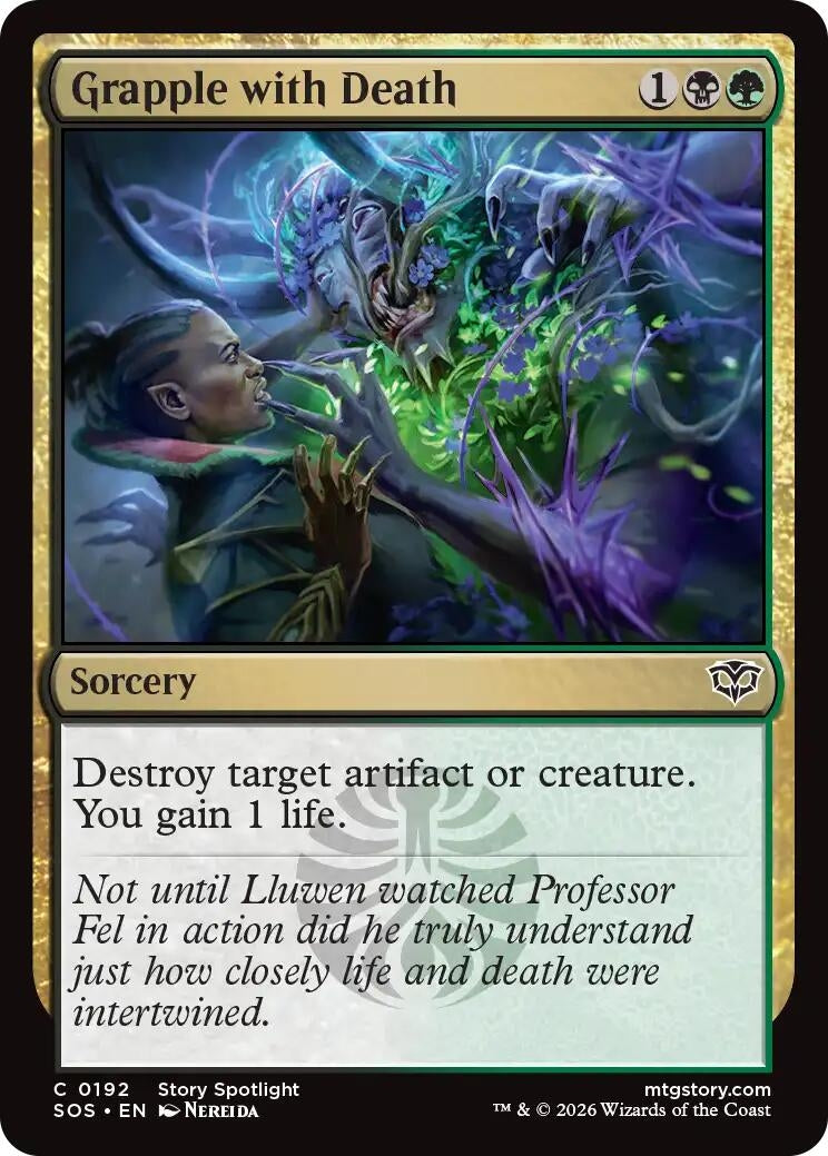 Image for Grapple with Death (192) (SOS) - Magic: The Gathering