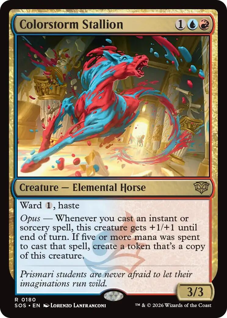 Image for Colorstorm Stallion (180) (SOS) - Magic: The Gathering