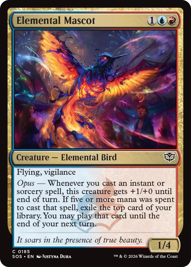 Image for Elemental Mascot (185) (SOS) - Magic: The Gathering