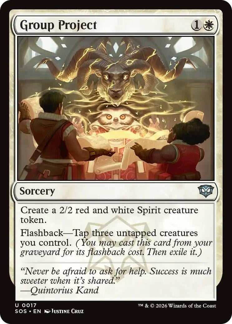 Image for Group Project (17) (SOS) - Magic: The Gathering