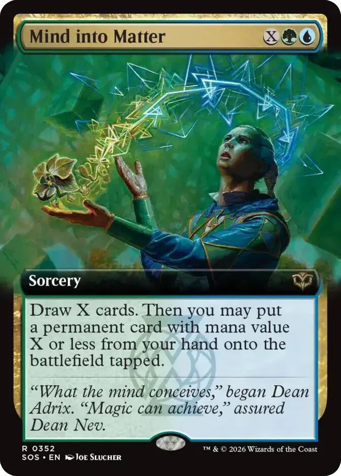 Image for Mind into Matter (Extended Art) (352) (SOS) - Magic: The Gathering