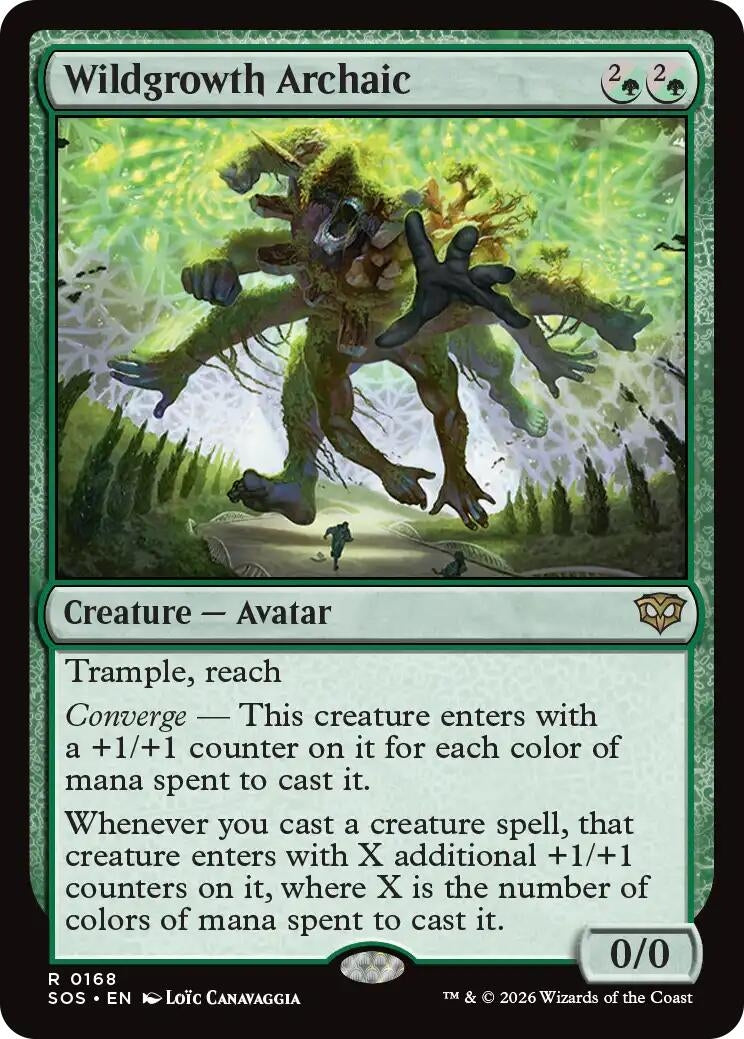Image for Wildgrowth Archaic (168) (SOS) - Magic: The Gathering