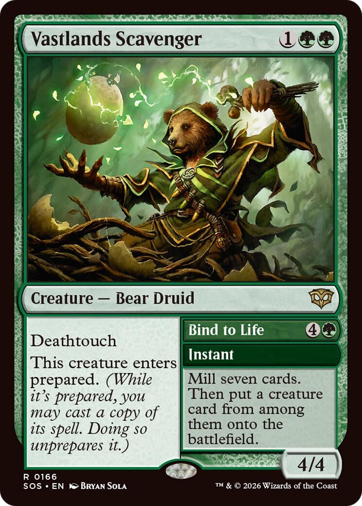 Image for Vastlands Scavenger (166) (SOS) - Magic: The Gathering