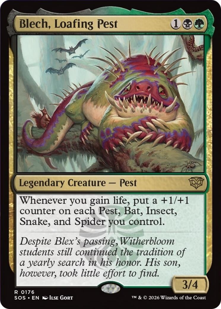 Image for Blech, Loafing Pest (176) (SOS) - Magic: The Gathering