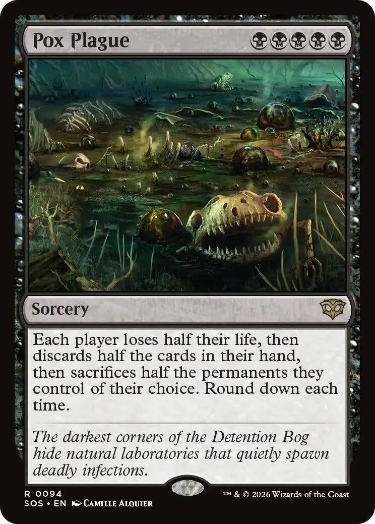 Image for Pox Plague (94) (SOS) - Magic: The Gathering