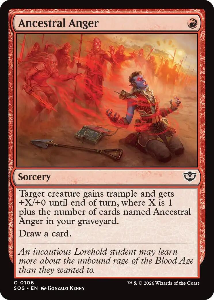 Ancestral Anger (106) (SOS)
