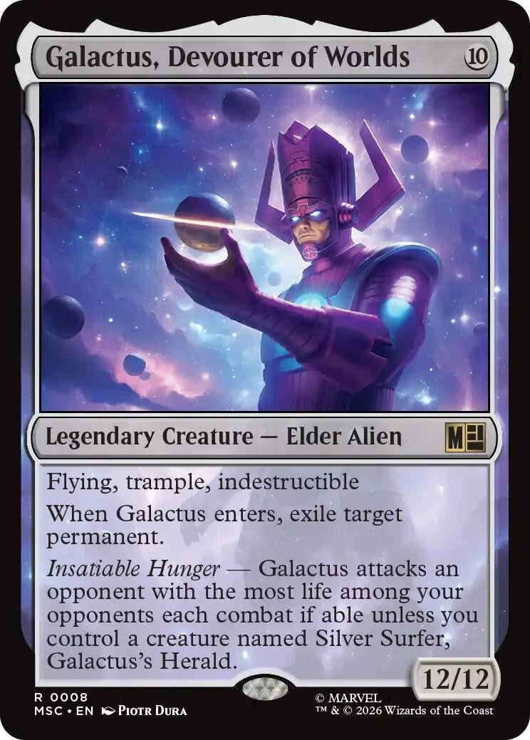 Image for Galactus, Devourer of Worlds (8) (MSC) - Magic: The Gathering