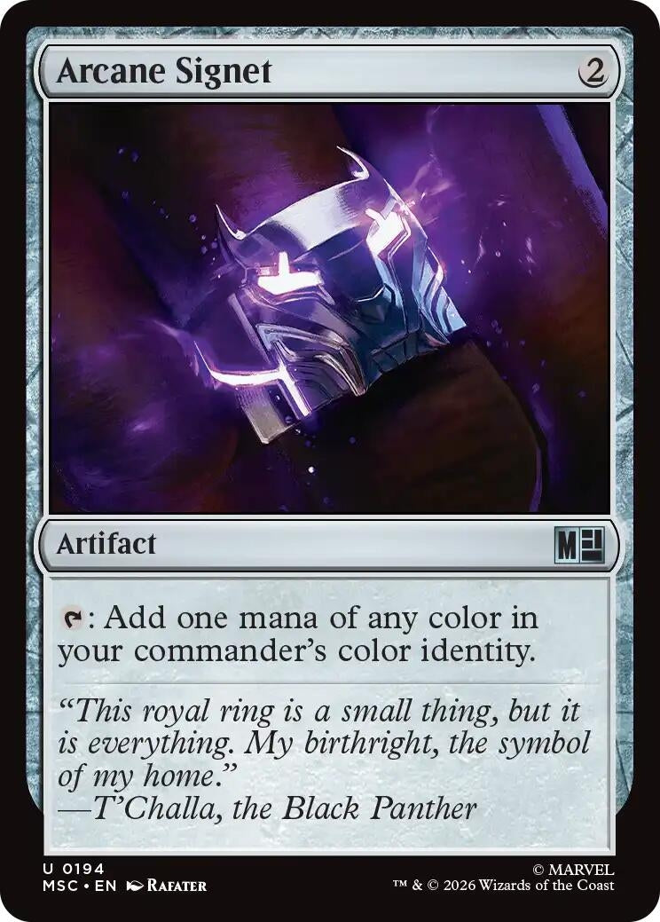 Image for Arcane Signet (0194) (194) (MSC) - Magic: The Gathering