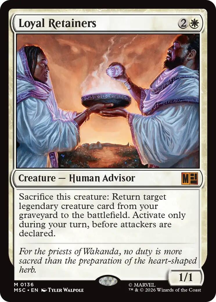 Image for Loyal Retainers (Surge Foil) (136) (MSC) - Magic: The Gathering