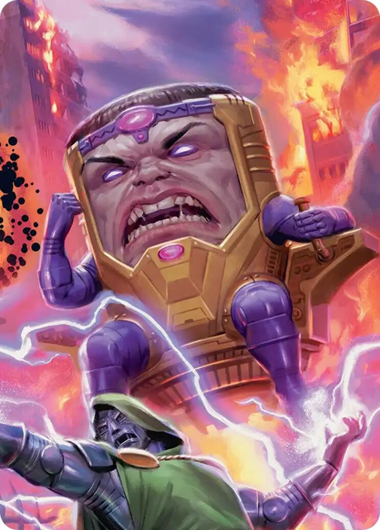 Image for M.O.D.O.K., Evil Intellect Art Card (9) (AAMSH) - Magic: The Gathering