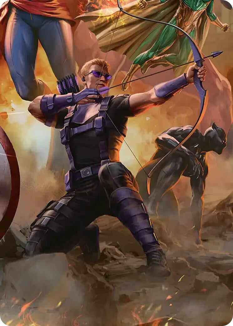 Image for Hawkeye, Trick Shot Art Card (6) (AAMSH) - Magic: The Gathering