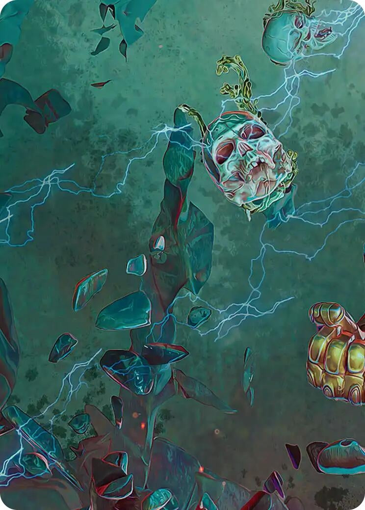 Image for Thanos, the Mad Titan Art Card (4/9) (4) (AAMSH) - Magic: The Gathering