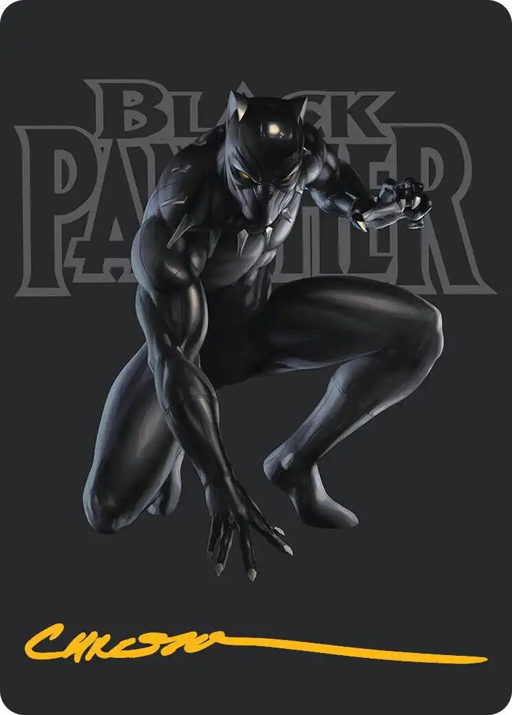 Image for Black Panther, Hope Enduring Art Card (Gold-Stamped Signature) (27) (AAMSH) - Magic: The Gathering