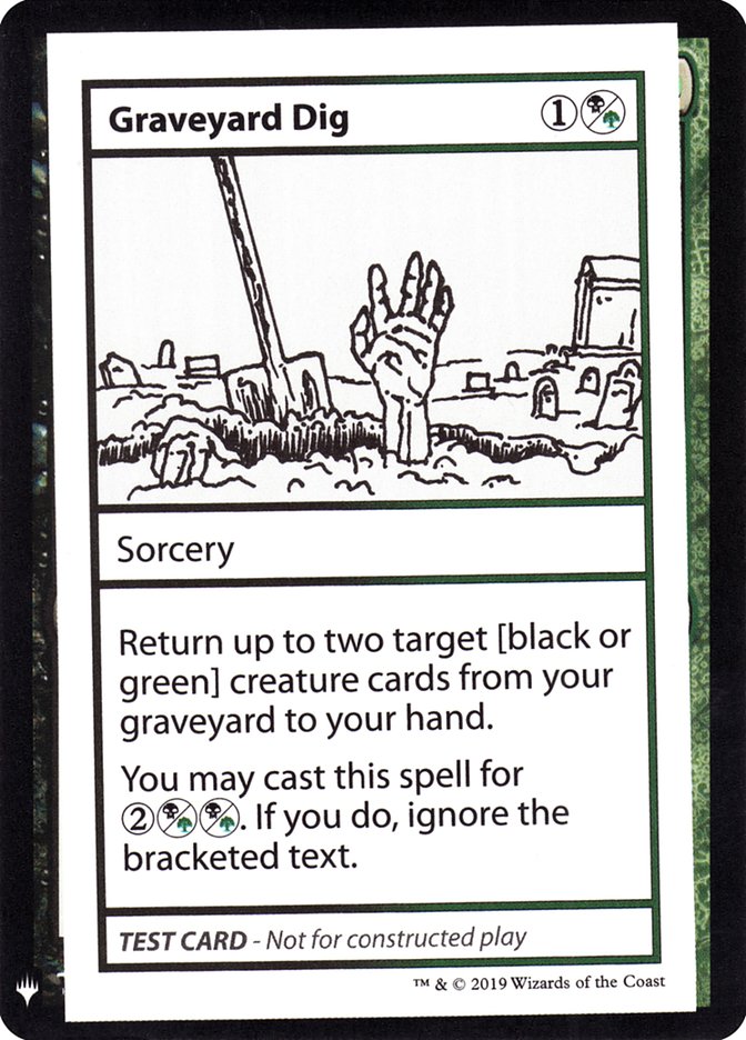 Graveyard Dig [Mystery Booster Playtest Cards]  Mothership ATX