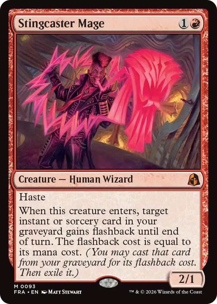 Image for Stingcaster Mage (93) (FRA) - Magic: The Gathering