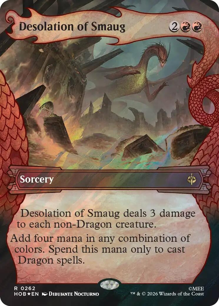Image for Desolation of Smaug (Showcase) (Surge Foil) (262) (HOB) - Magic: The Gathering