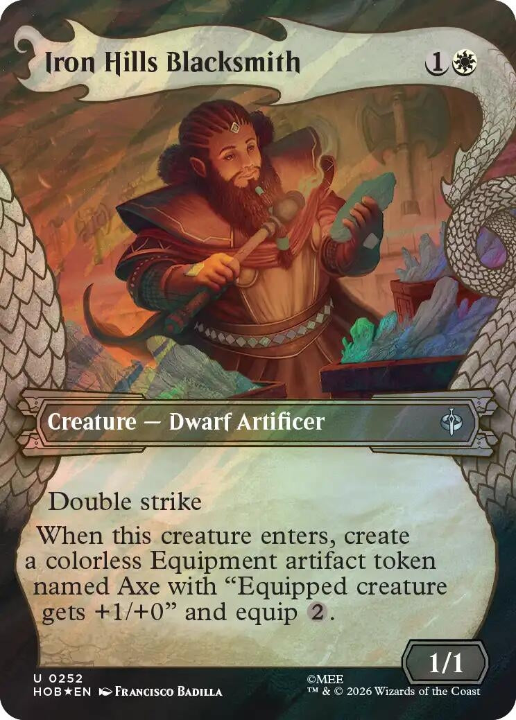 Image for Iron Hills Blacksmith (Showcase) (Surge Foil) (252) (HOB) - Magic: The Gathering