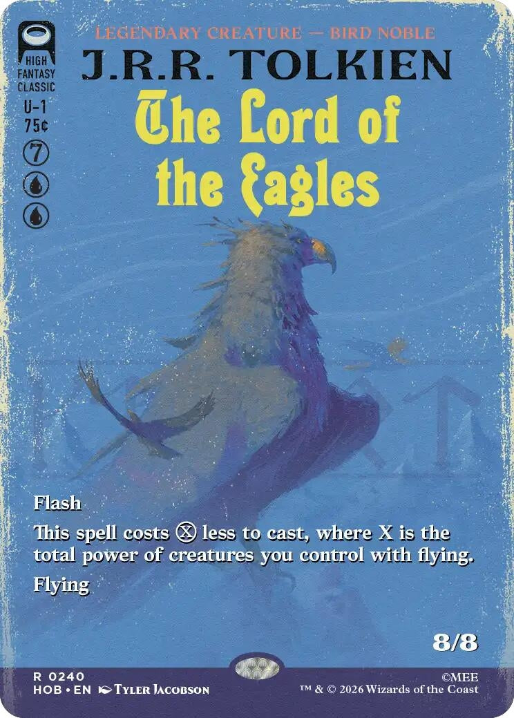 Image for The Lord of the Eagles (Borderless) (240) (HOB) - Magic: The Gathering