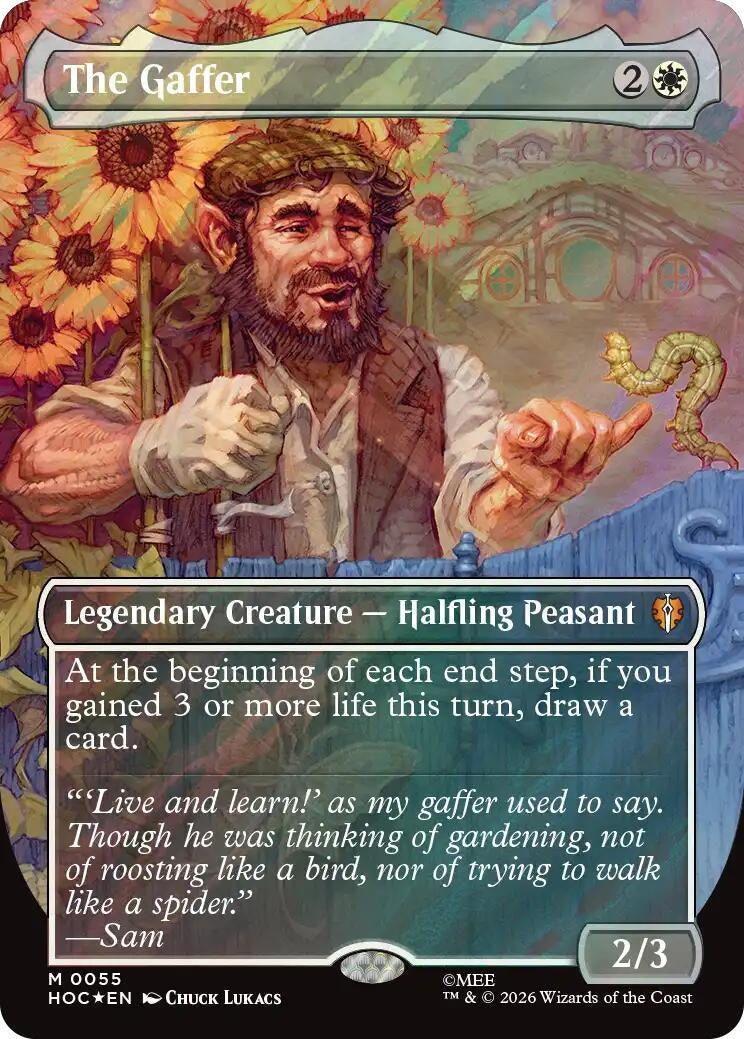 Image for The Gaffer (Borderless) (Surge Foil) (55) (HOC) - Magic: The Gathering