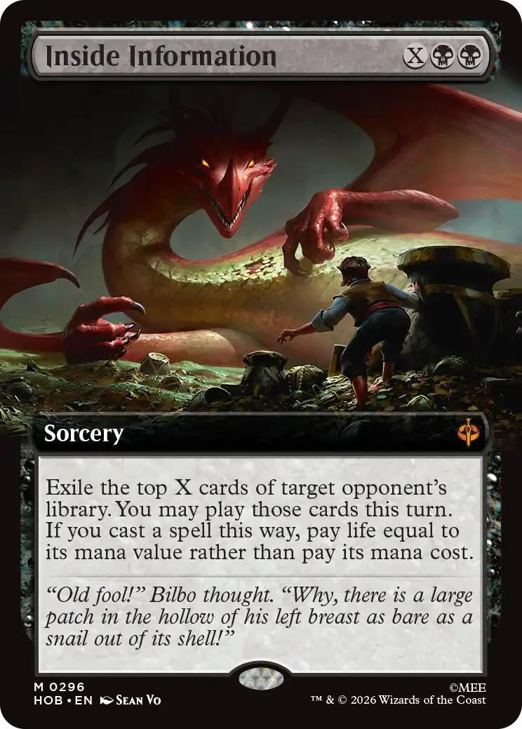 Image for Inside Information (Extended Art) (296) (HOB) - Magic: The Gathering