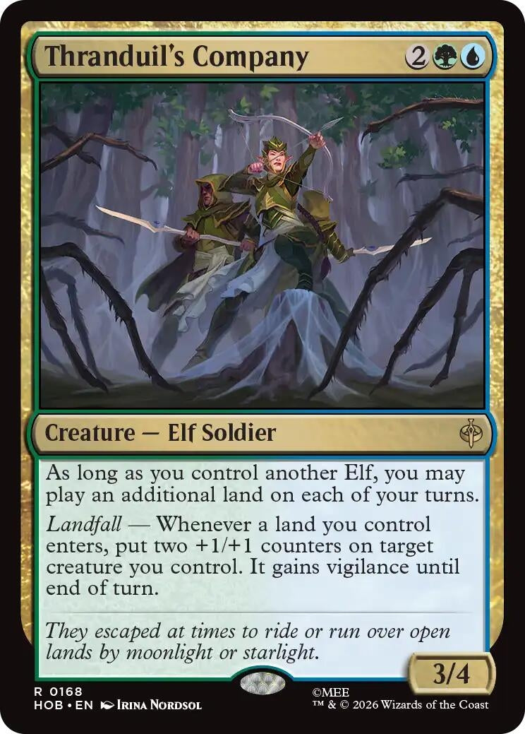 Image for Thranduil's Company (168) (HOB) - Magic: The Gathering