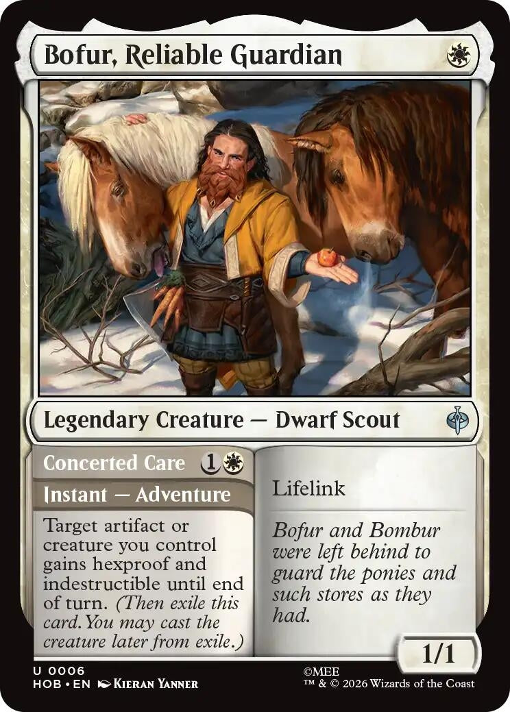 Image for Bofur, Reliable Guardian (6) (HOB) - Magic: The Gathering