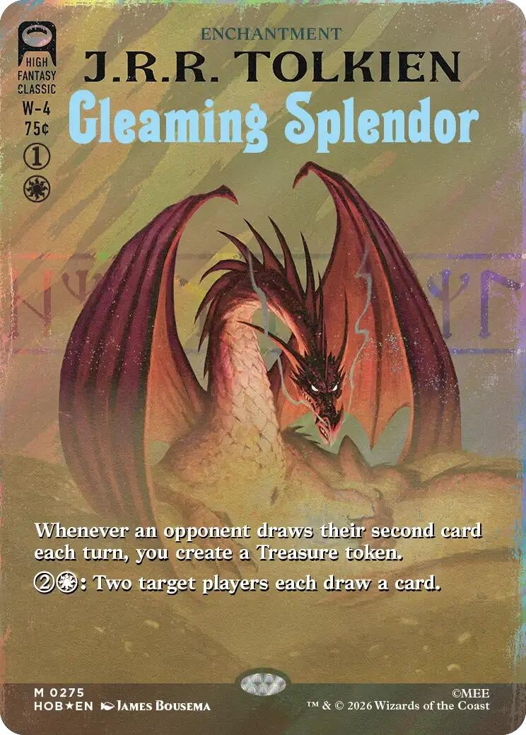 Image for Gleaming Splendor (Borderless) (Surge Foil) (275) (HOB) - Magic: The Gathering