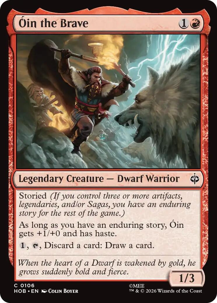 Image for Oin the Brave (106) (HOB) - Magic: The Gathering