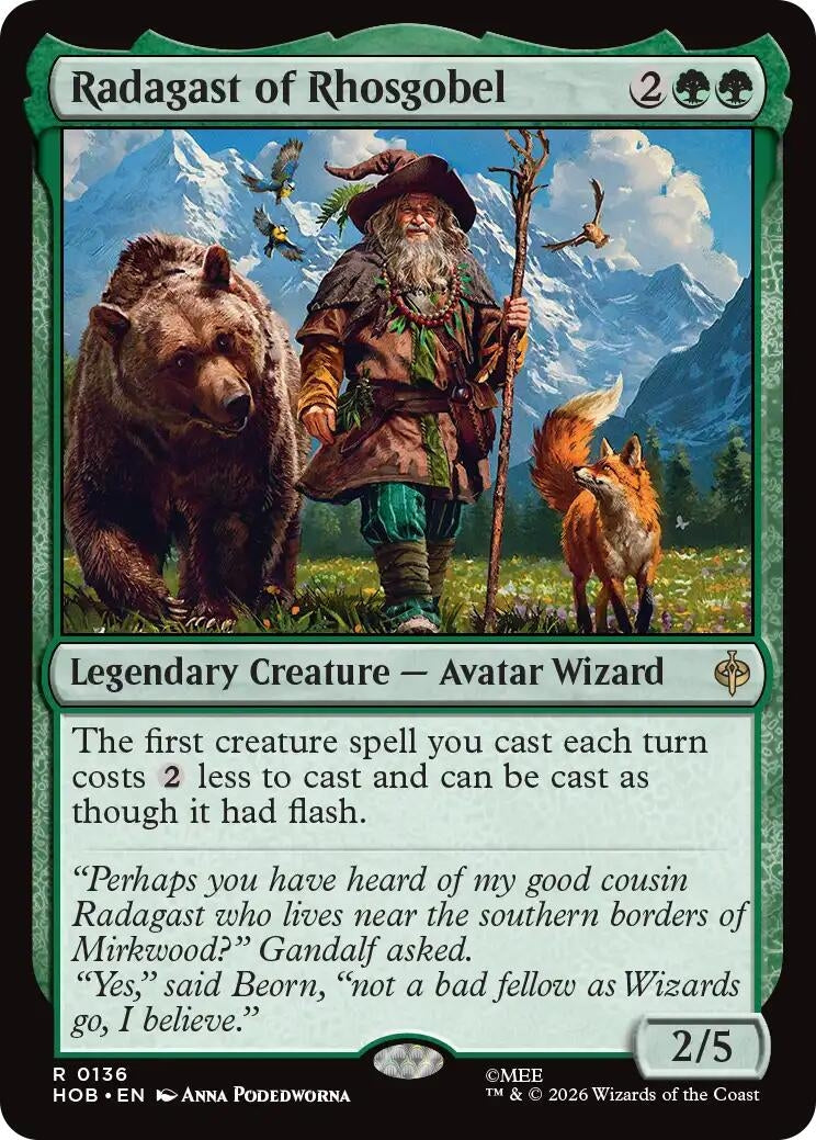 Image for Radagast of Rhosgobel (136) (HOB) - Magic: The Gathering