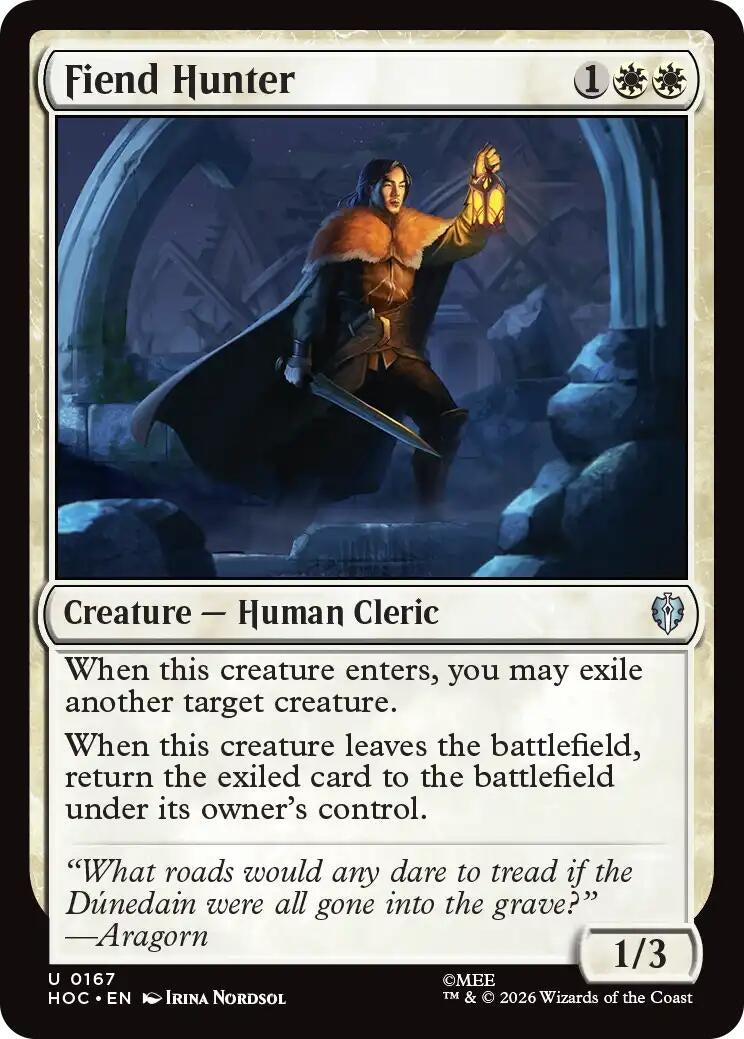 Image for Fiend Hunter (167) (HOC) - Magic: The Gathering