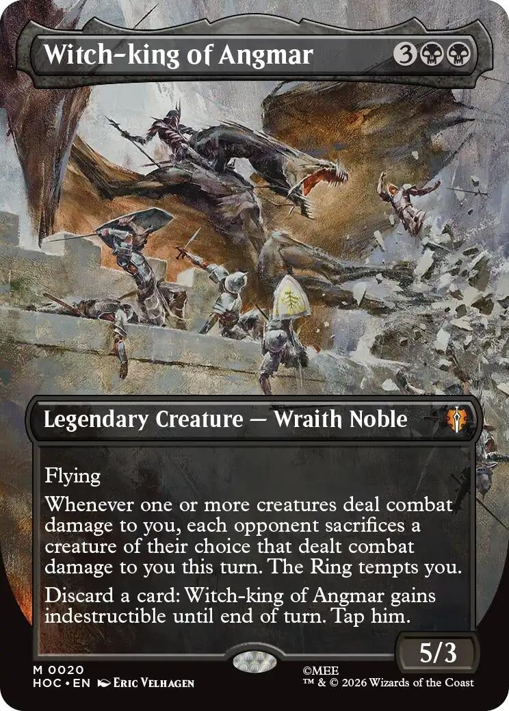 Image for Witch-king of Angmar (Borderless) (20) (HOC) - Magic: The Gathering