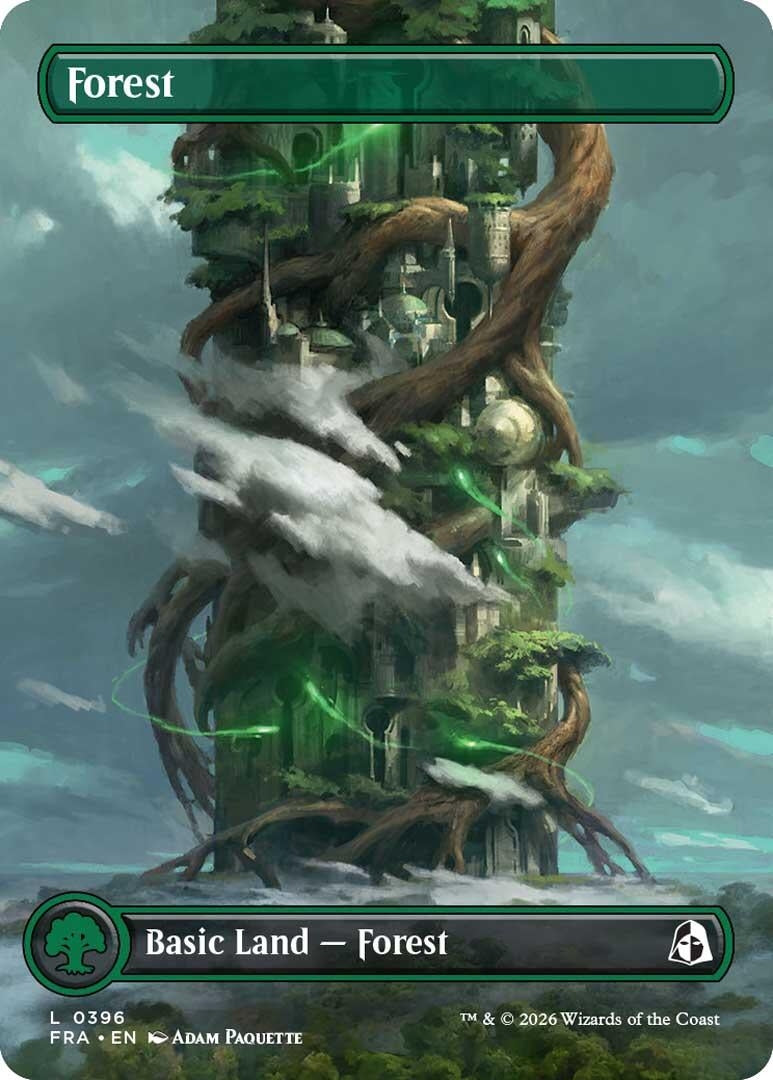 Image for Forest (Borderless) (0396) (396) (FRA) - Magic: The Gathering