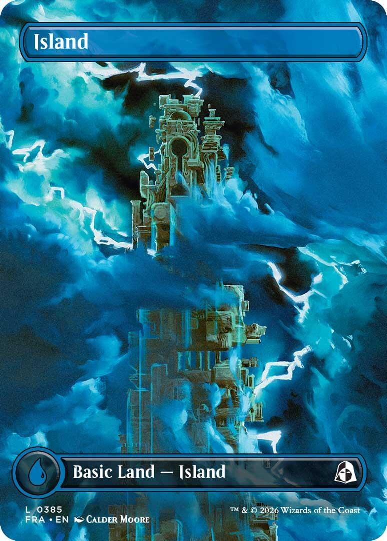 Image for Island (Borderless) (0385) (385) (FRA) - Magic: The Gathering
