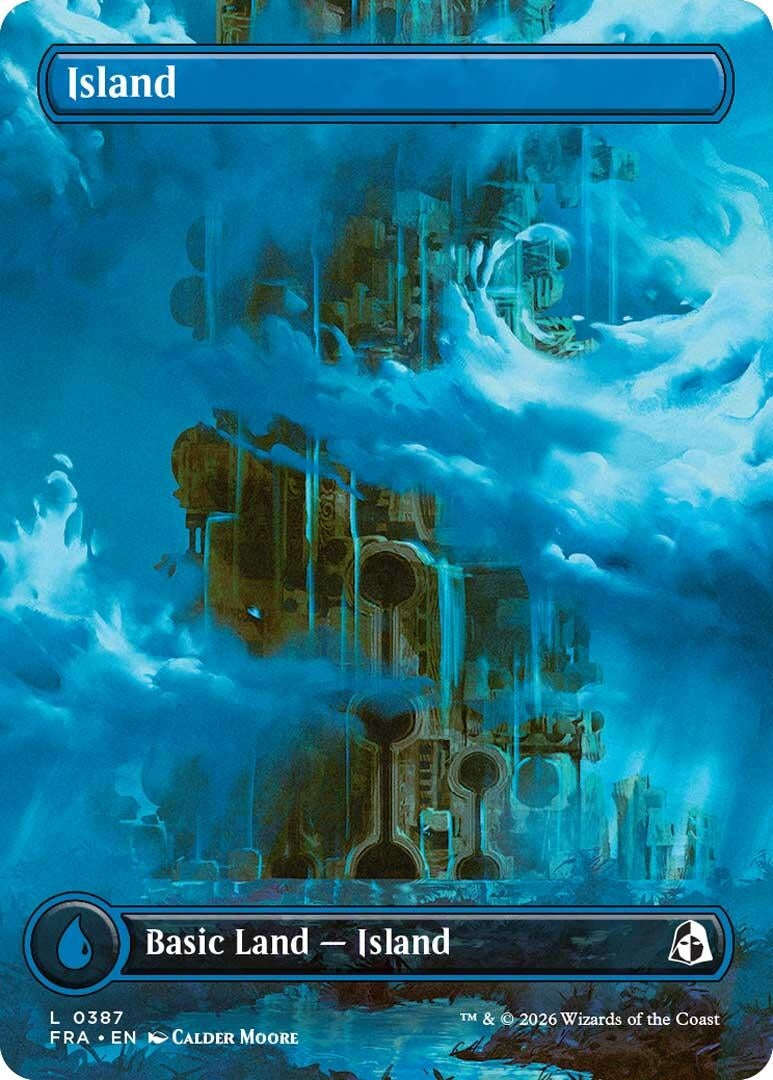 Image for Island (Borderless) (0387) (387) (FRA) - Magic: The Gathering