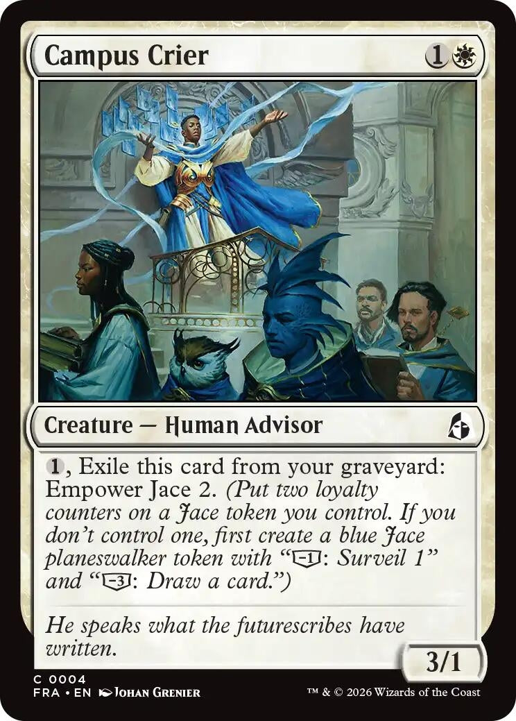 Image for Campus Crier (4) (FRA) - Magic: The Gathering