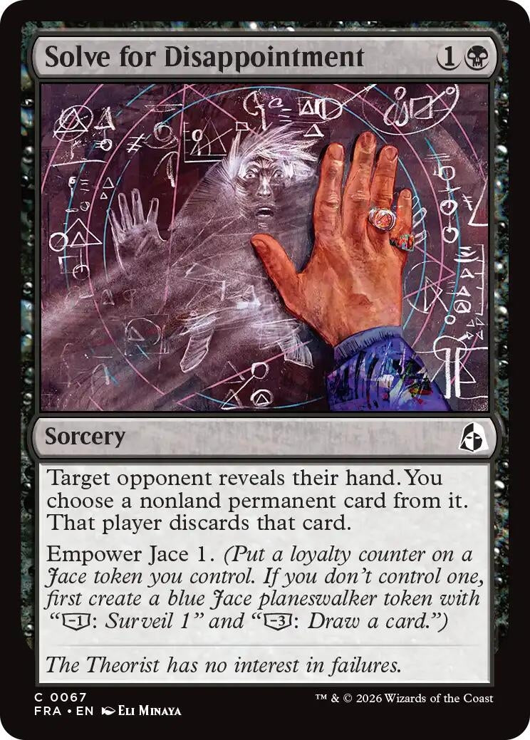 Image for Solve for Disappointment (67) (FRA) - Magic: The Gathering