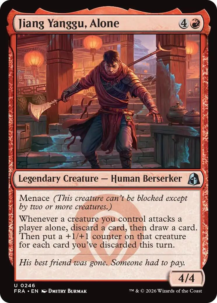 Image for Jiang Yanggu, Alone (246) (FRA) - Magic: The Gathering