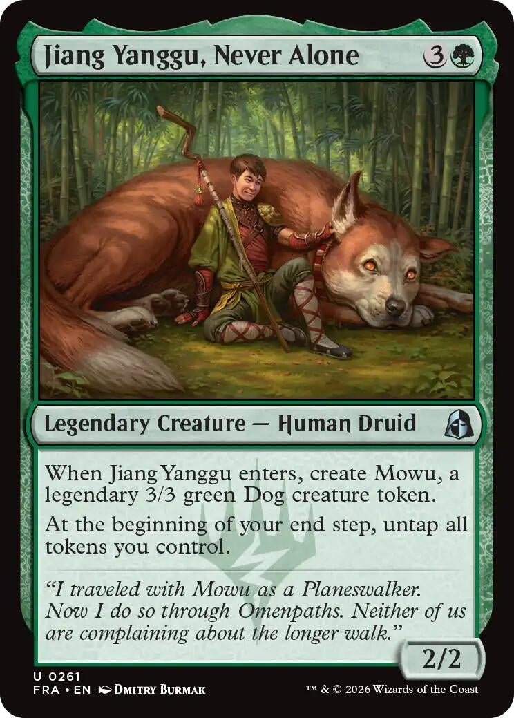 Image for Jiang Yanggu, Never Alone (261) (FRA) - Magic: The Gathering