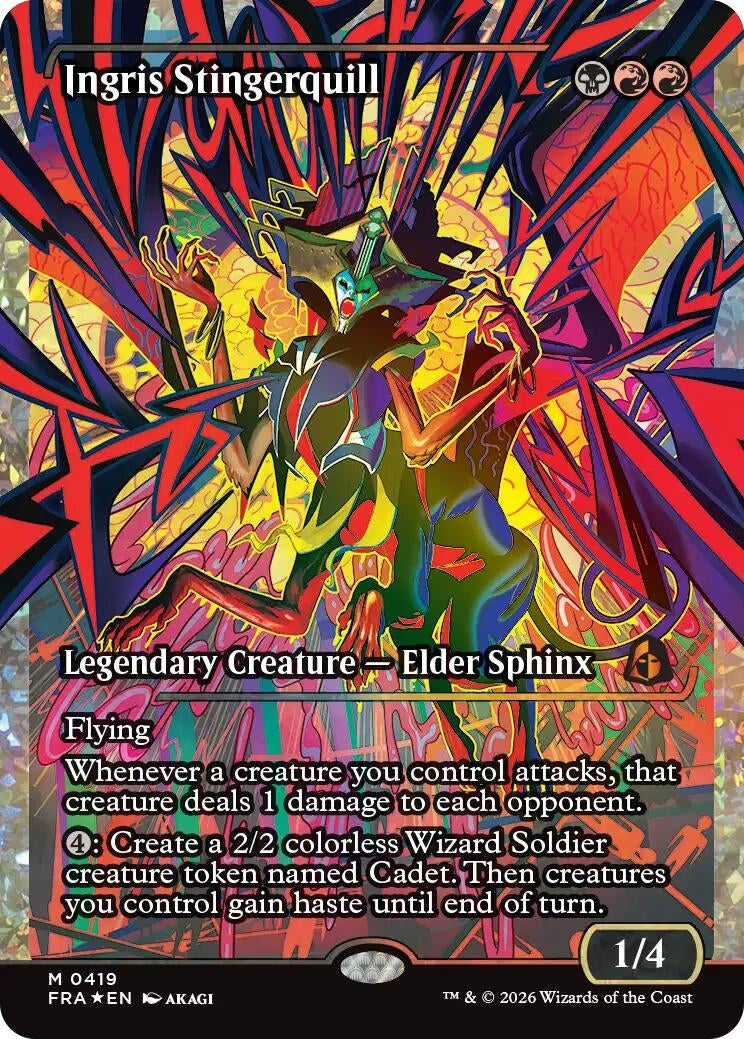 Image for Ingris Stingerquill (Showcase) (Fracture Foil) (0419) (419) (FRA) - Magic: The Gathering
