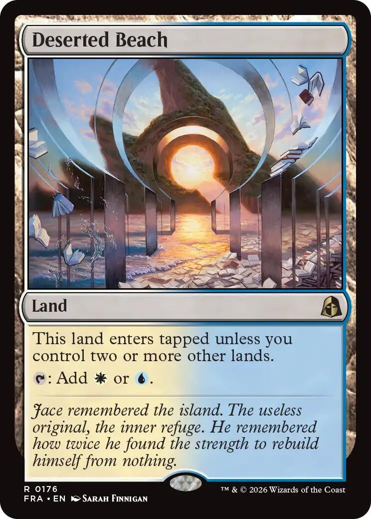 Image for Deserted Beach (176) (FRA) - Magic: The Gathering