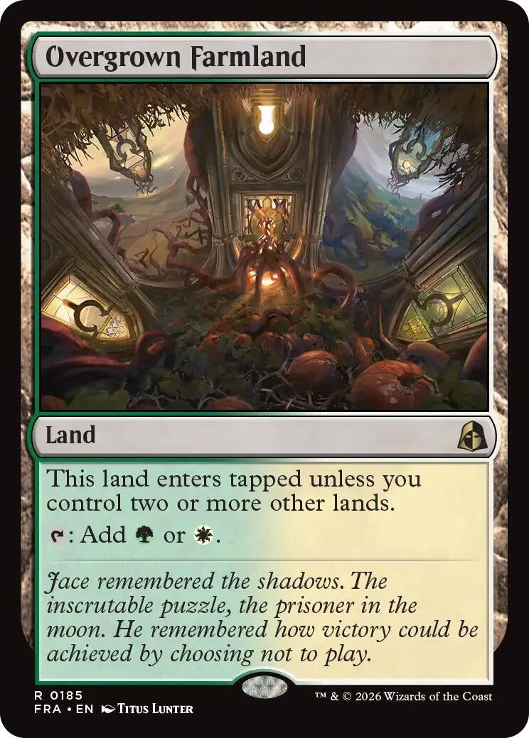 Image for Overgrown Farmland (185) (FRA) - Magic: The Gathering
