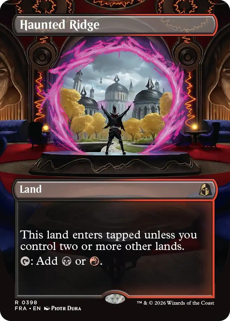 Image for Haunted Ridge (Borderless) (398) (FRA) - Magic: The Gathering
