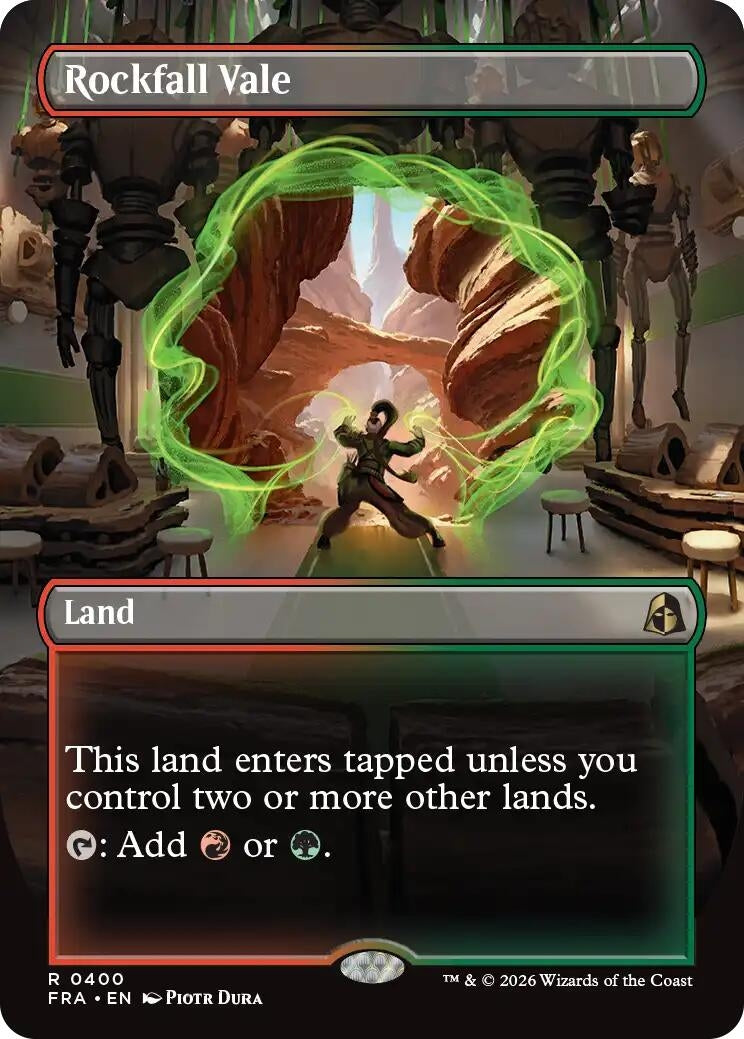 Image for Rockfall Vale (Borderless) (400) (FRA) - Magic: The Gathering