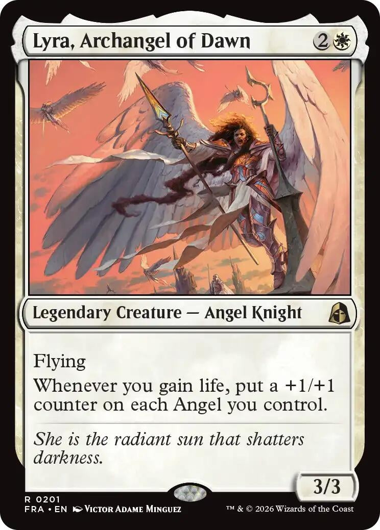 Image for Lyra, Archangel of Dawn (201) (FRA) - Magic: The Gathering