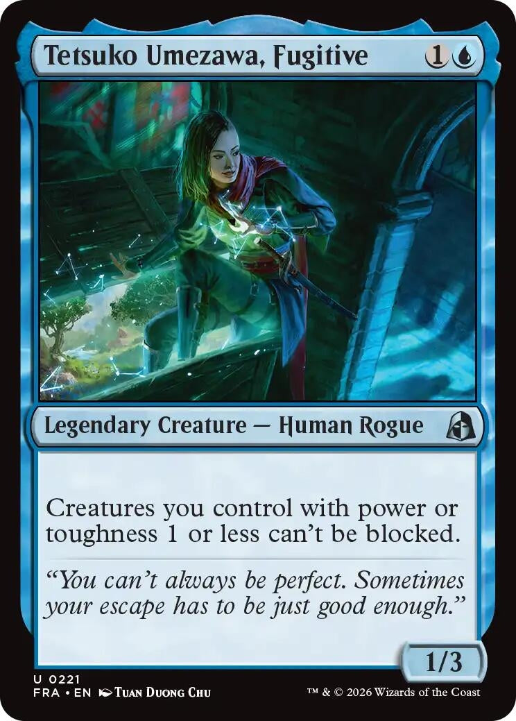 Image for Tetsuko Umezawa, Fugitive (221) (FRA) - Magic: The Gathering