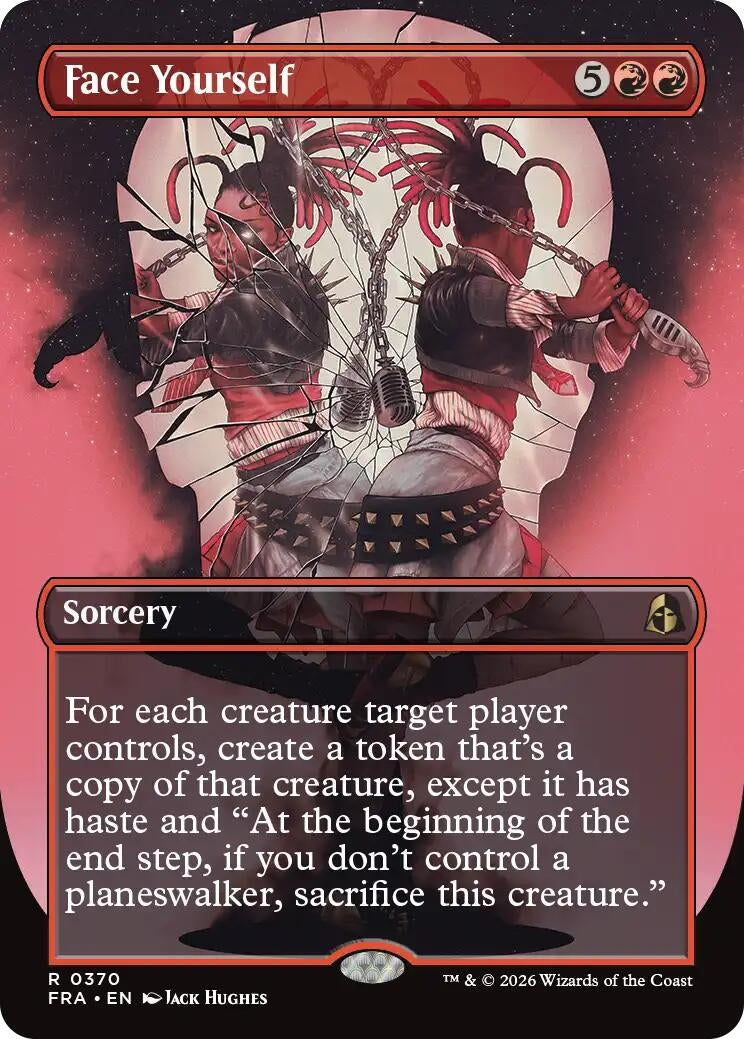 Image for Face Yourself (Borderless) (370) (FRA) - Magic: The Gathering