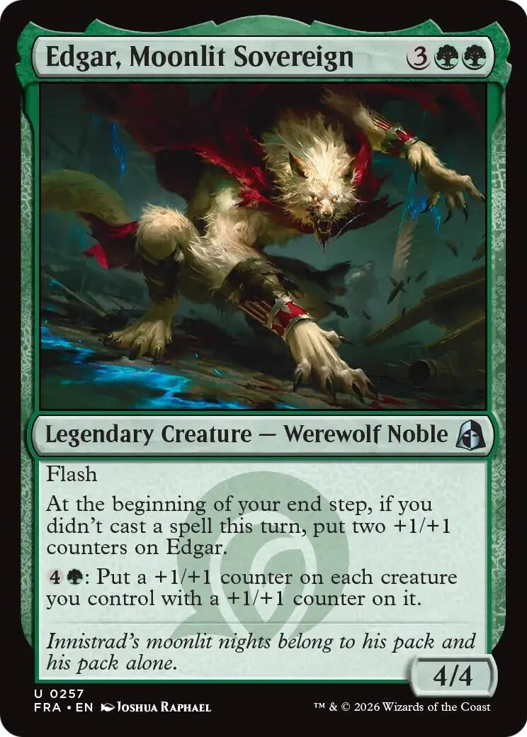Image for Edgar, Moonlit Sovereign (257) (FRA) - Magic: The Gathering