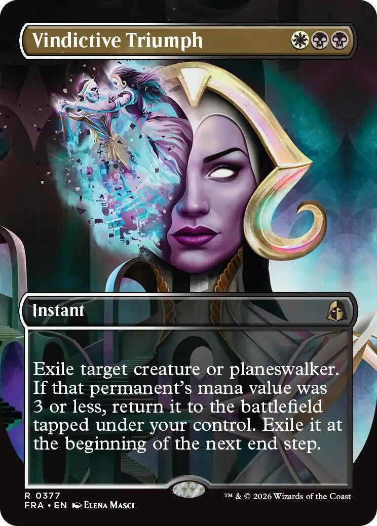 Image for Vindictive Triumph (Borderless) (377) (FRA) - Magic: The Gathering