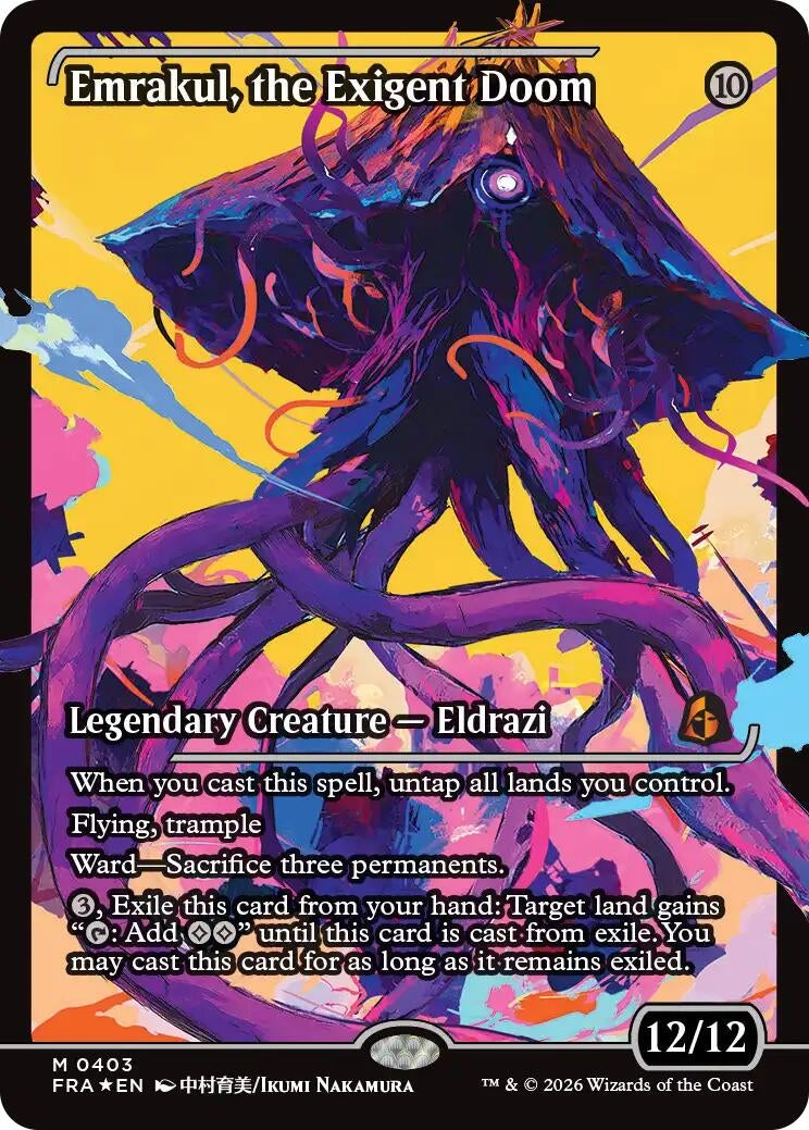 Image for Emrakul, the Exigent Doom (Showcase) (403) (FRA) - Magic: The Gathering
